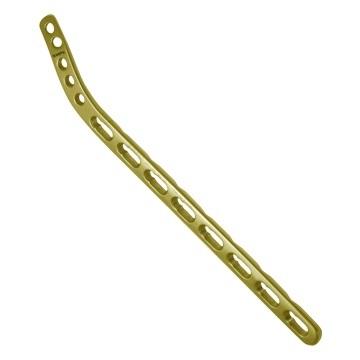 Плечова дистальна пластина для поза суглобових переломів, ліва, комбіновані отвори, з кутовою стабільністю, титан